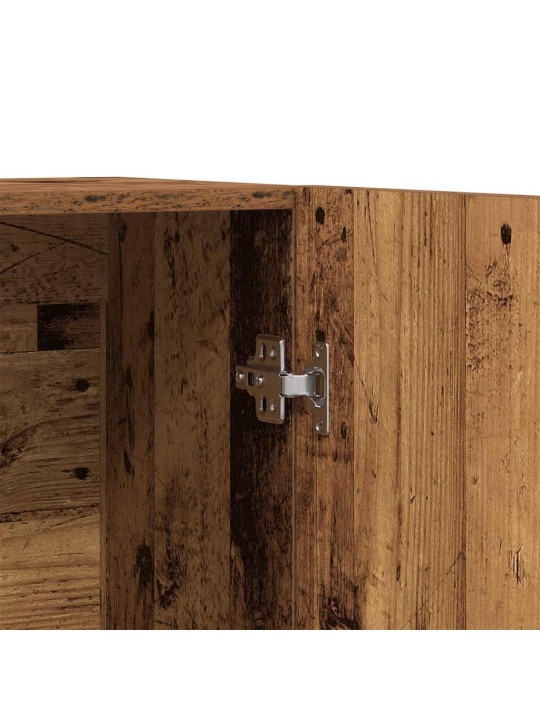 Highboard old wood 70 x 31 x 115 cm kompozitní dřevo