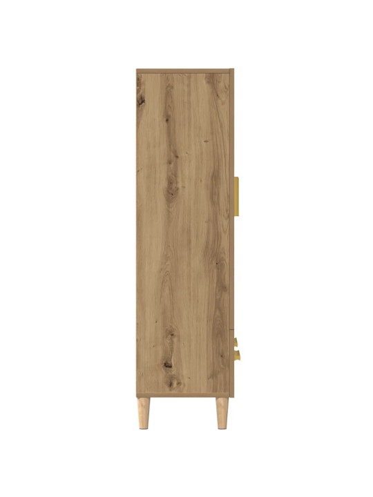 Komoda dub artisan 70 x 31 x 115 cm kompozitní dřevo