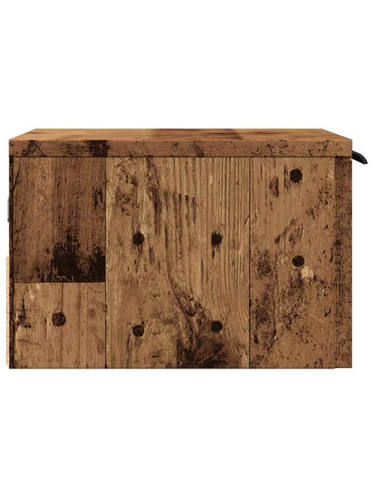 Nástěnný noční stolek old wood 34 x 30 x 20 cm