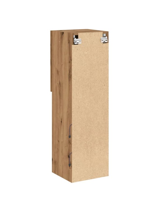 TV skříňka s LED osvětlením dub artisan 30,5 x 30 x 102 cm