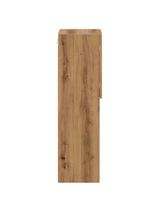 Tv skříňky s led osvětlením 2 ks dub artisan 30,5 x 30 x 102 cm