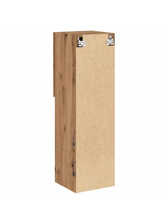 Tv skříňky s led osvětlením 2 ks dub artisan 30,5 x 30 x 102 cm