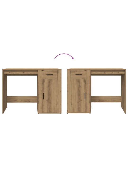Psací stůl dub artisan 100 x 49 x 75 cm kompozitní dřevo