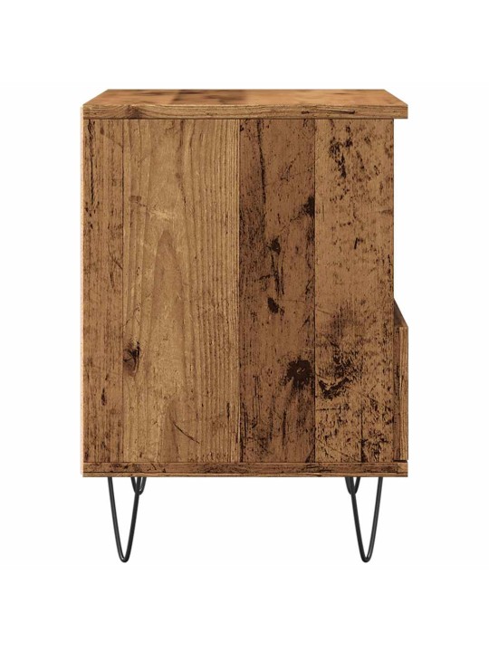 Noční stolek old wood 40 x 35 x 50 cm kompozitní dřevo