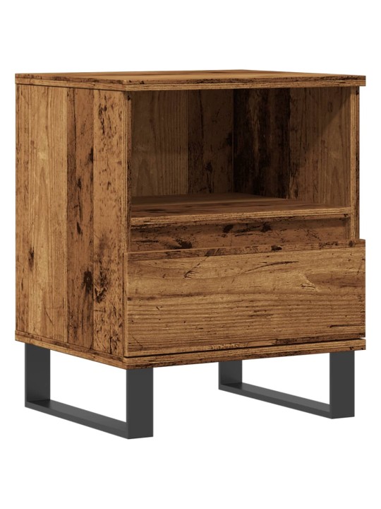Noční stolek old wood 40 x 35 x 50 cm kompozitní dřevo