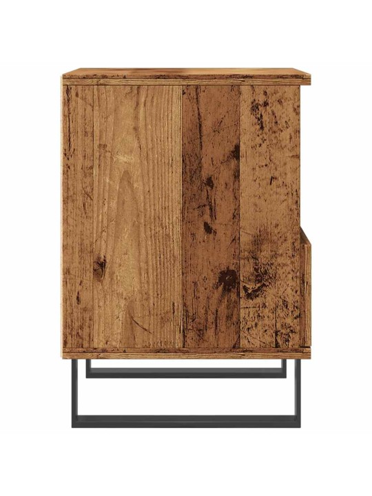 Noční stolky 2 ks old wood 40 x 35 x 50 cm kompozitní dřevo