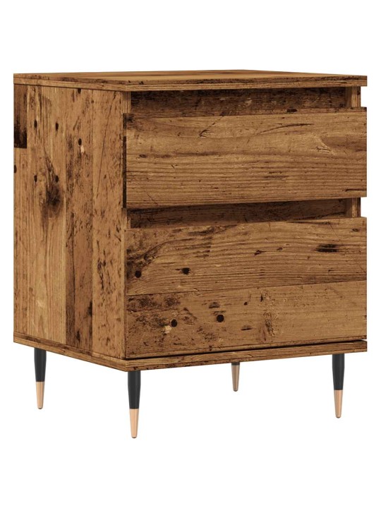 Noční stolek old wood 40 x 35 x 50 cm kompozitní dřevo