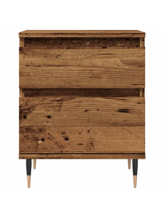 Noční stolek old wood 40 x 35 x 50 cm kompozitní dřevo