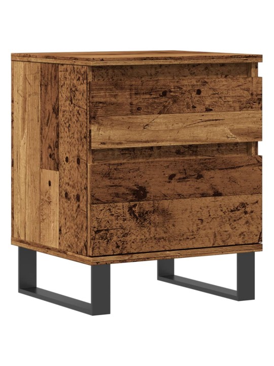 Noční stolek old wood 40 x 35 x 50 cm kompozitní dřevo