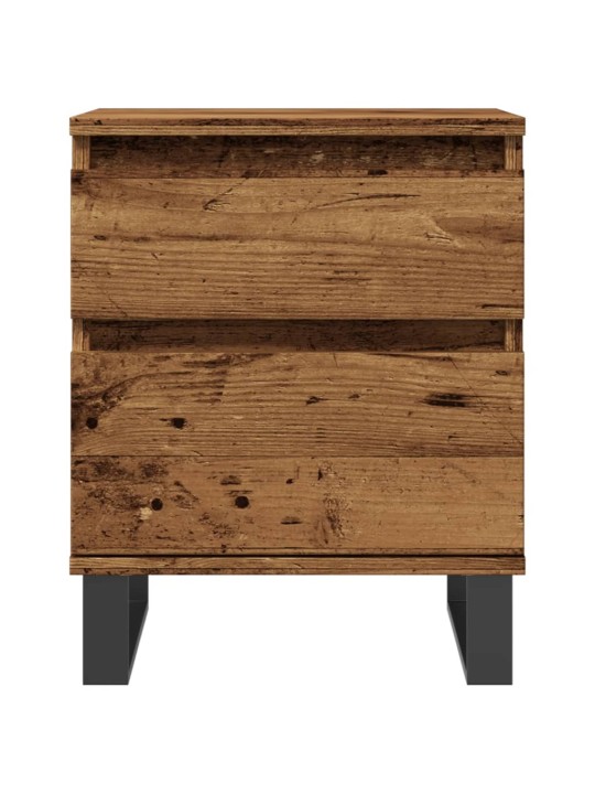Noční stolek old wood 40 x 35 x 50 cm kompozitní dřevo
