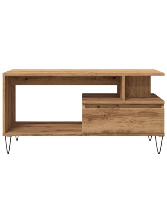 Konferenční stolek dub artisan 90 x 49 x 45 cm kompozitní dřevo