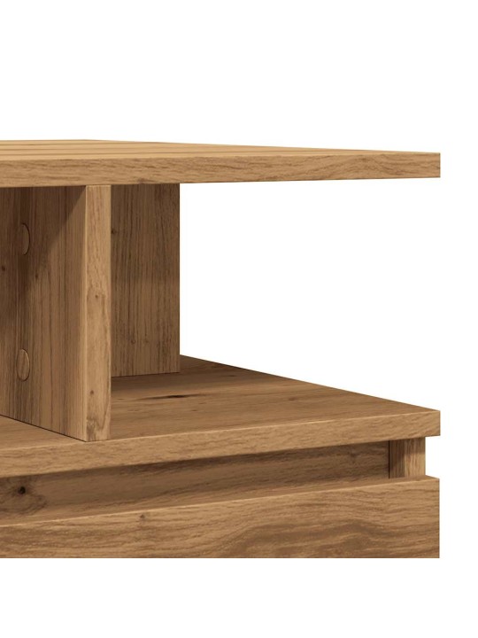 Konferenční stolek dub artisan 90 x 49 x 45 cm kompozitní dřevo