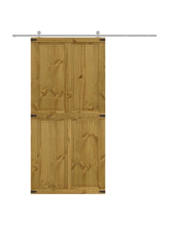 Posuvné dveře corona 90x210 cm masivní borové dřevo