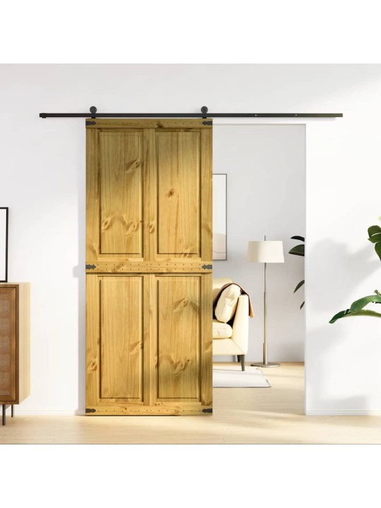 Posuvné dveře corona 90x210 cm masivní borové dřevo
