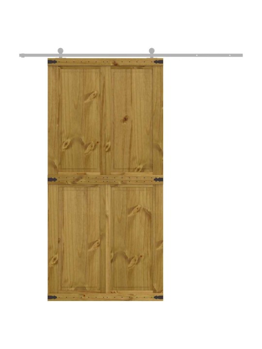 Posuvné dveře corona 100x210 cm masivní borové dřevo