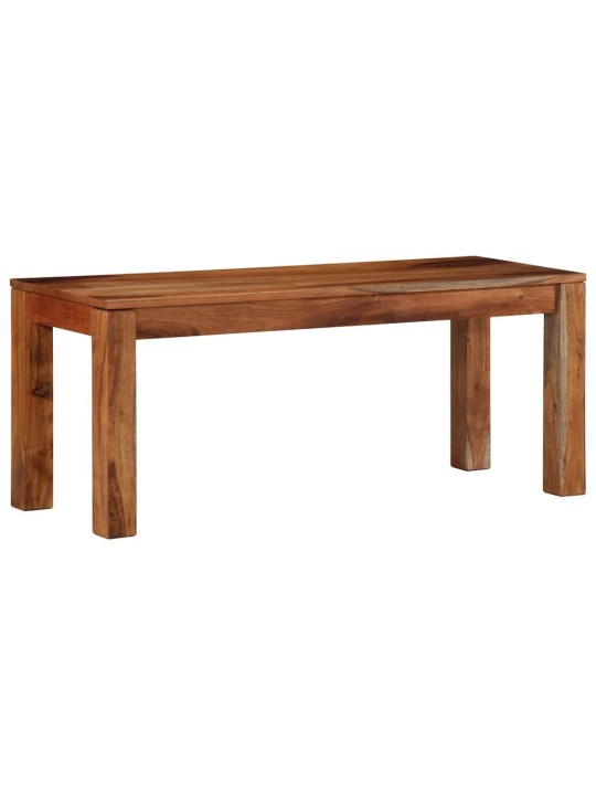 Lavice 110 cm masivní akáciové dřevo