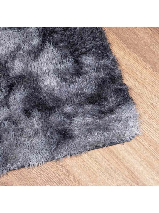 Koberec shaggy s vysokým vlasem navarra tmavě šedý 60x100 cm