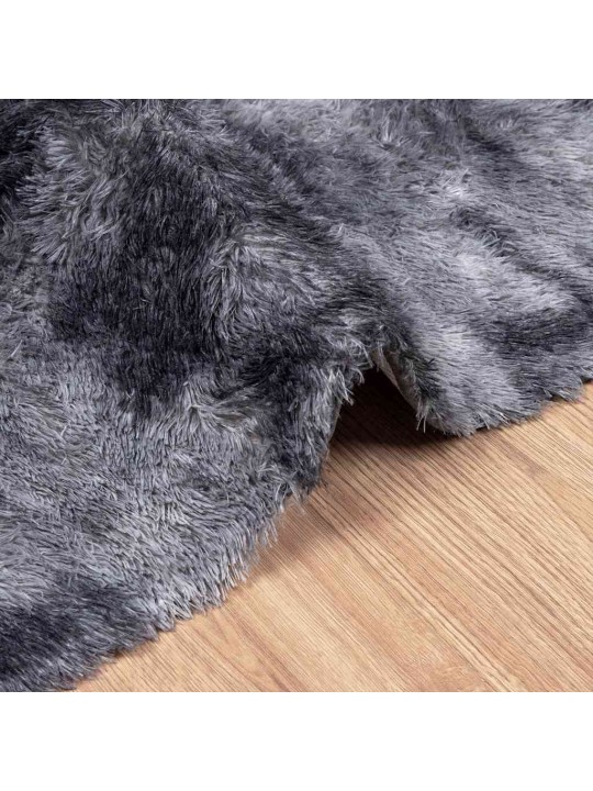 Koberec shaggy s vysokým vlasem navarra tmavě šedý 60x100 cm