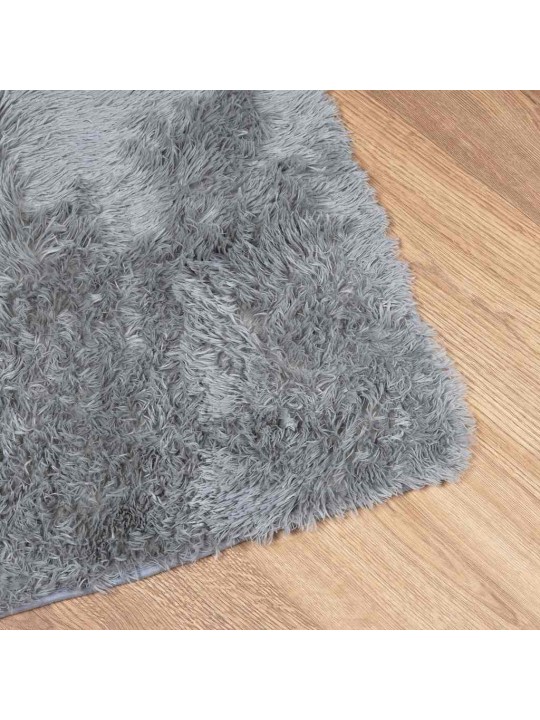 Koberec shaggy s vysokým vlasem navarra stříbrošedý 60x100 cm