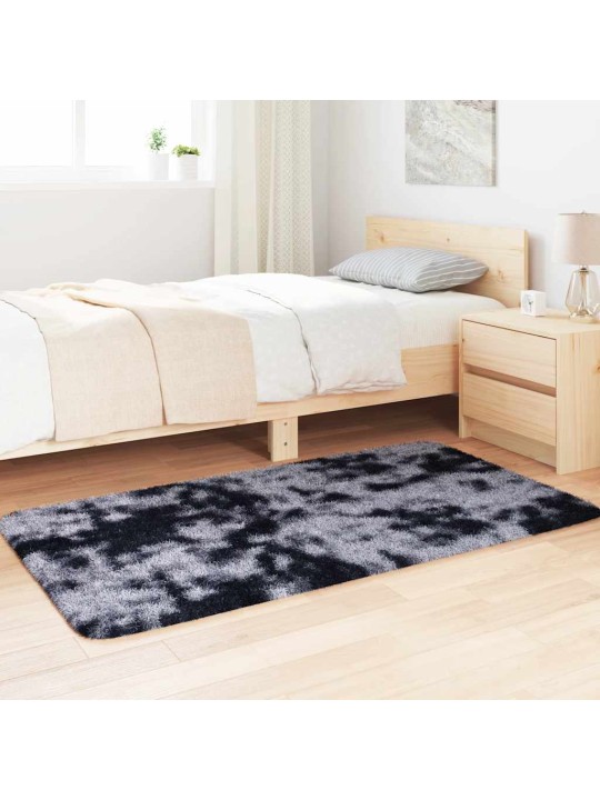 Koberec shaggy s vysokým vlasem navarra tmavě šedý 80x150 cm