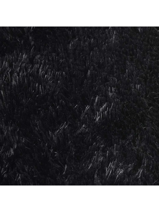Koberec shaggy s vysokým vlasem navarra černý 240x340 cm