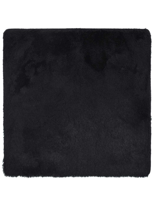 Koberec shaggy s vysokým vlasem navarra černý 120x120 cm
