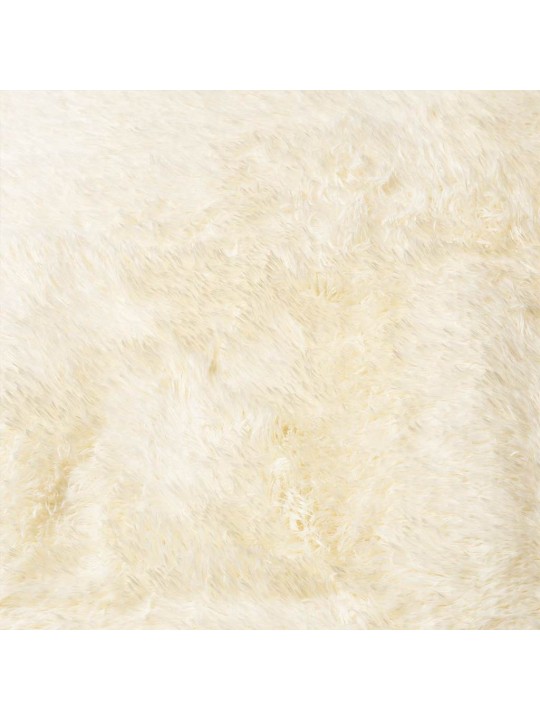 Koberec shaggy s vysokým vlasem navarra krémový 160x160 cm