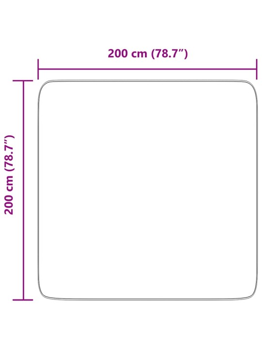 Koberec shaggy s vysokým vlasem navarra béžový 200x200 cm