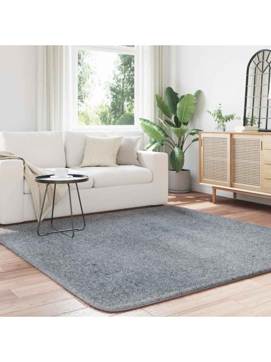 Koberec shaggy s vysokým vlasem navarra stříbrošedý 200x200 cm