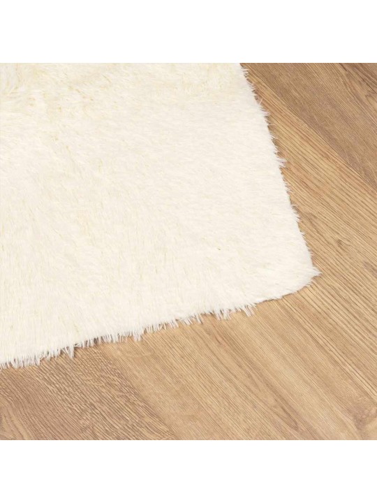 Koberec shaggy s vysokým vlasem navarra krémový 240x240 cm