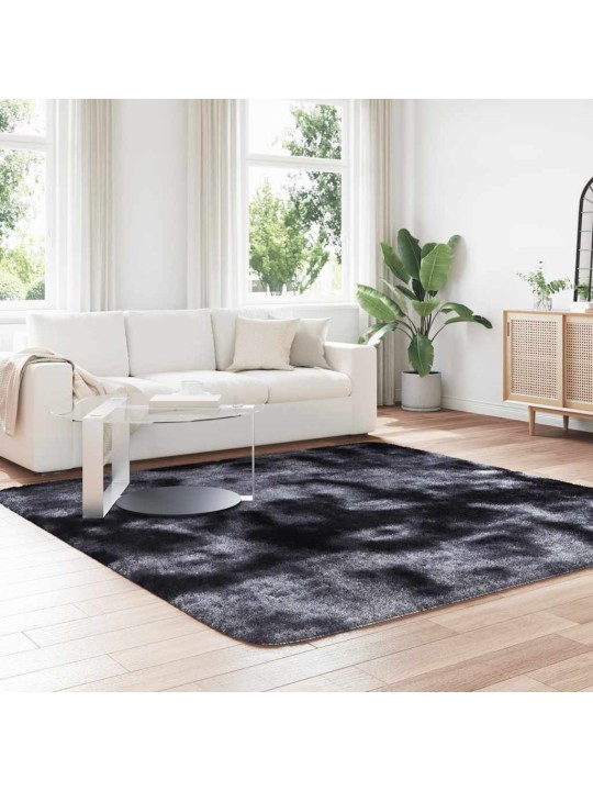 Koberec shaggy s vysokým vlasem navarra tmavě šedý 240x240 cm