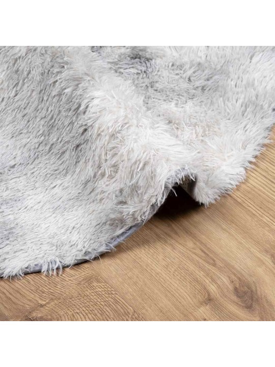 Koberec shaggy s vysokým vlasem navarra světle šedý 200x200 cm