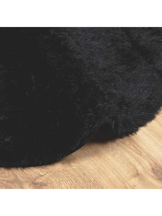 Koberec shaggy s vysokým vlasem navarra černý 240x240 cm