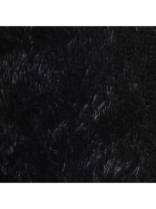 Koberec shaggy s vysokým vlasem navarra černý 240x240 cm