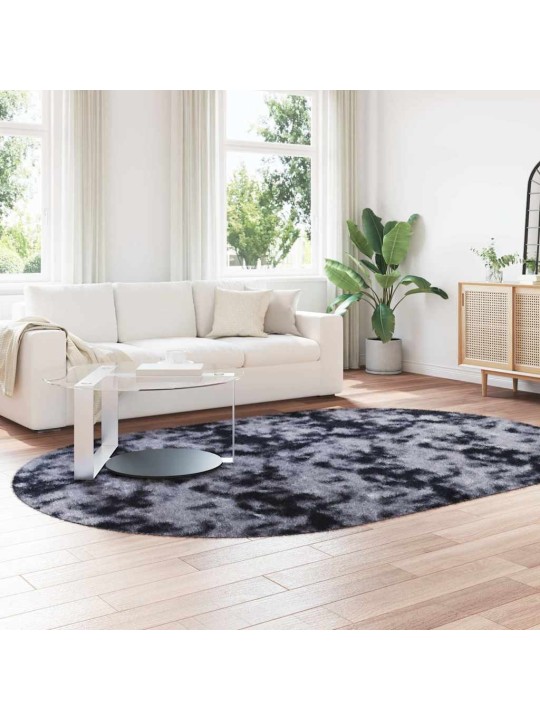 Koberec shaggy s vysokým vlasem navarra tmavě šedý 300x200 cm
