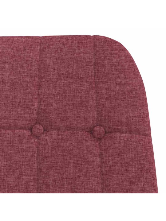 Relaxační křeslo vínové textil