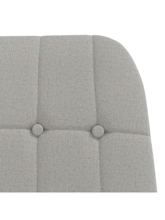 Relaxační křeslo obláčkově šedá textil