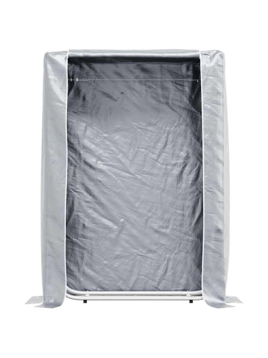 Stojan na palivové dřevo s krytem proti dešti 100x25x150 cm