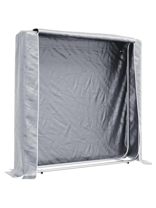 Stojan na palivové dřevo s krytem proti dešti 150x25x150 cm