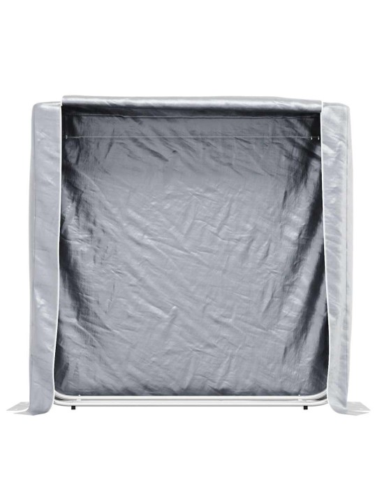 Stojan na palivové dřevo s krytem proti dešti 150x25x150 cm