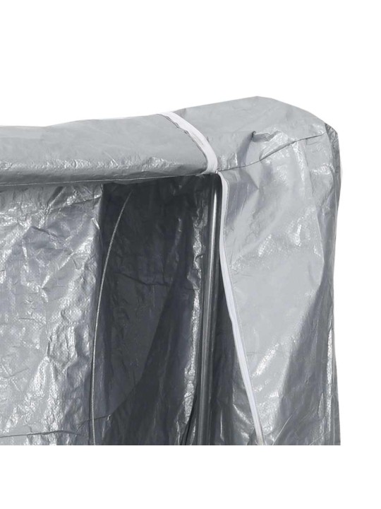 Stojan na palivové dřevo s krytem proti dešti 150x25x150 cm