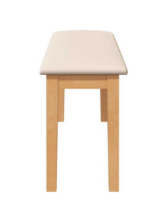 Lavice 110 cm z masivního dřeva a gumy
