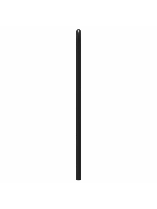Čelo postele dub sonoma 150 cm ocel a kompozitní dřevo