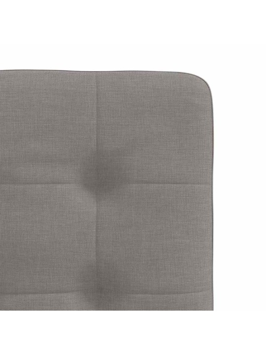 Jídelní židle 4 ks taupe textil