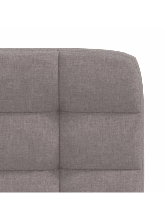 Jídelní židle 4 ks taupe textil
