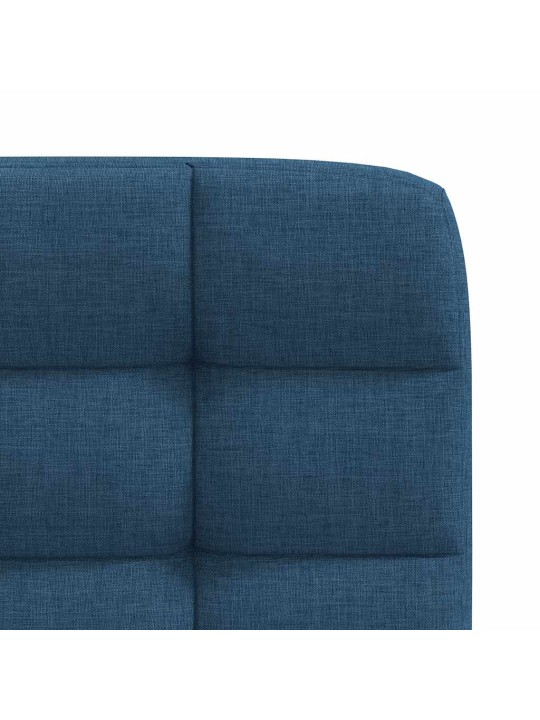 Jídelní židle 4 ks modré textil