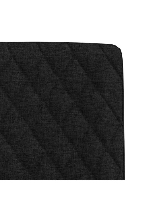 Jídelní židle 4 ks černé textil
