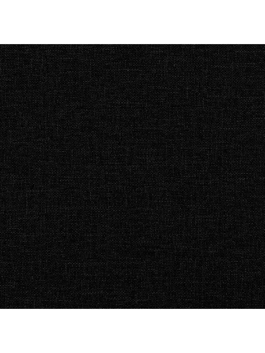 Jídelní židle 4 ks černé textil