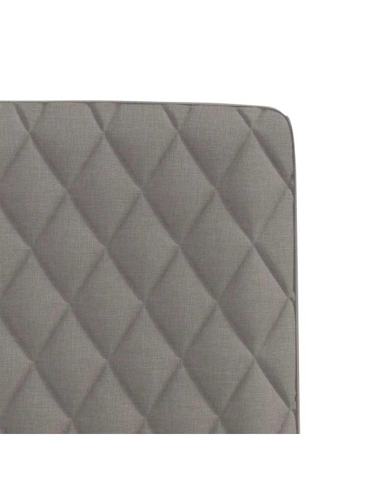 Jídelní židle 4 ks taupe textil