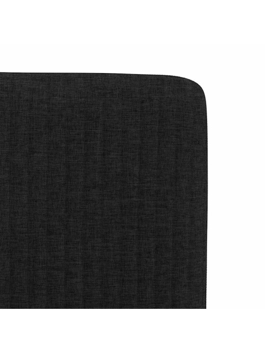 Jídelní židle 4 ks černé textil
